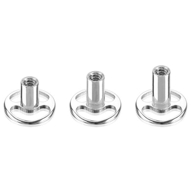 Rund dermal anchor base av titan