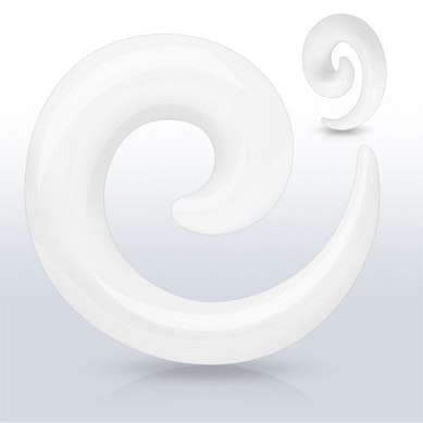 Spiralformet taper i valgfri farge