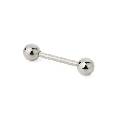 Rett barbell av titan