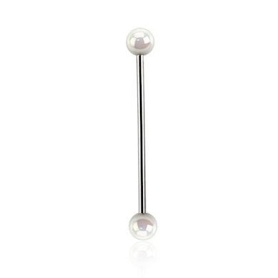 Industrial barbell med metalliske akrylkuler