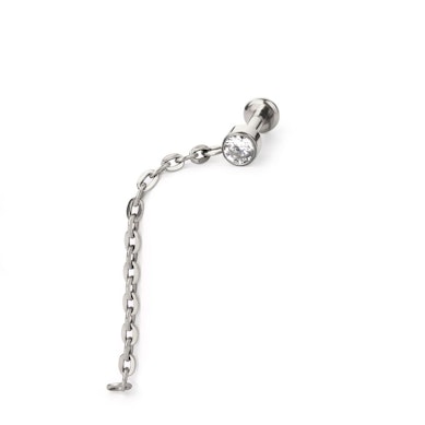 Herlig titanlabret med sten og anheng