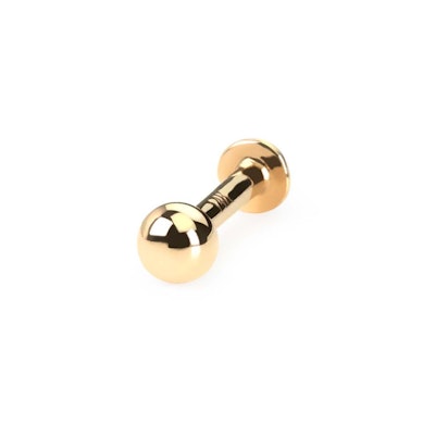 Labret av 14 karat gull