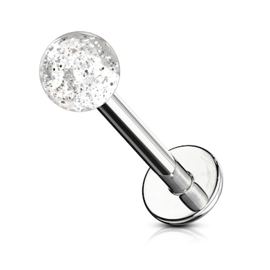 Labret med akryl kule