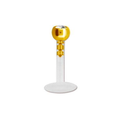 Labret av ptfe med farget stentopp