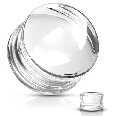 Plugg av glass i flere farger