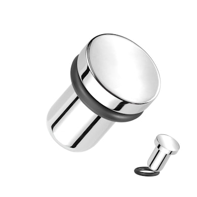 Titanplugg med speilfinish