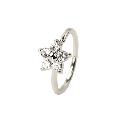 Ring med lekker blomst