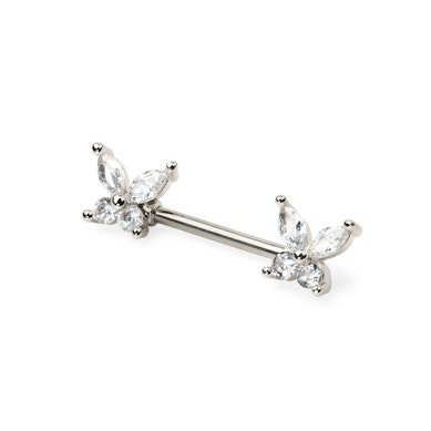 Nippelbarbell med sommerfuglender