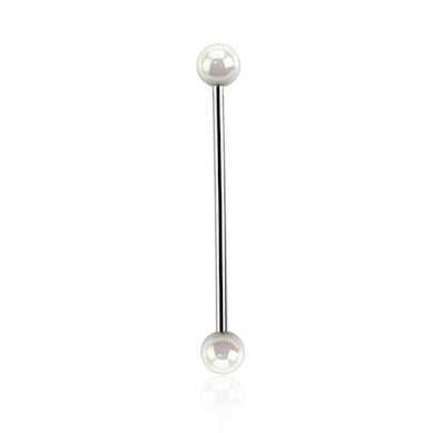 Industrial barbell med metalliske akrylkuler