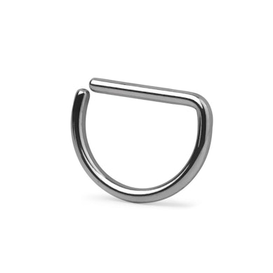 enkel d-formet ring