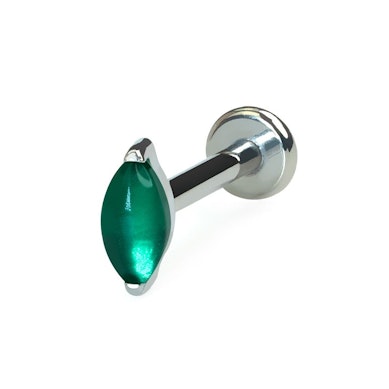 Titanlabret med naturlig sten