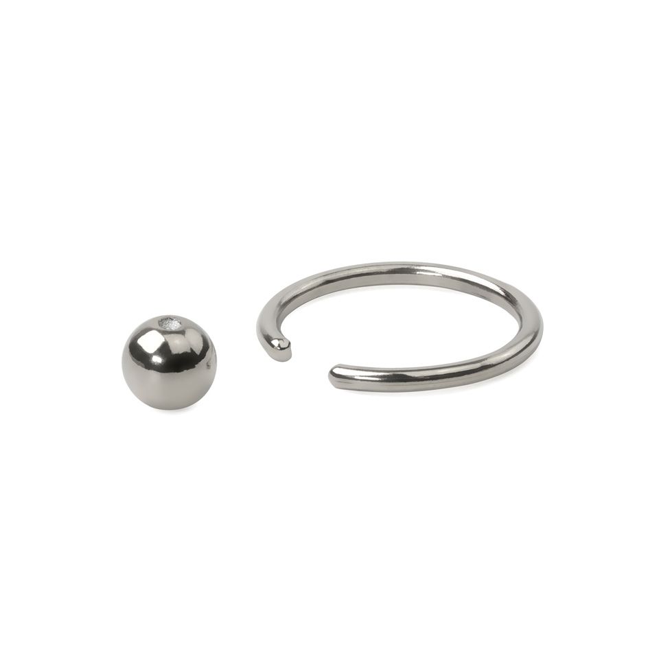 Captive bead ring av titan