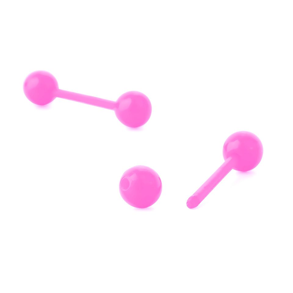 Tungebarbell laget av ptfe i ulike farger