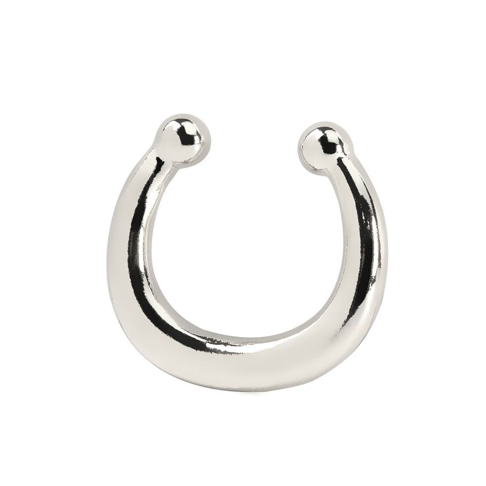 Fake septumpiercing i enkelt design