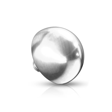 Kuppelformet dermal av 14 karat gull