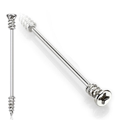 Industrial piercing formet som skrue