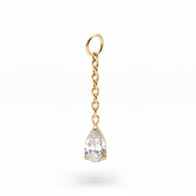 Anheng med tåredråpet sten