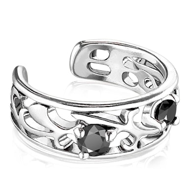 Earcuff med forgrenet filigrandesign