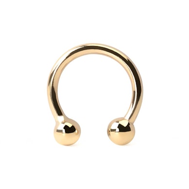 Hestesko av 14 karat gull