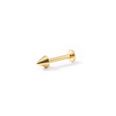 Labret i flere farger med spike