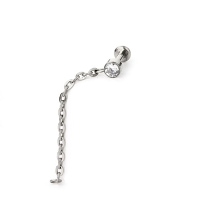 Herlig titanlabret med sten og anheng