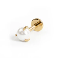 Titanlabret med perle