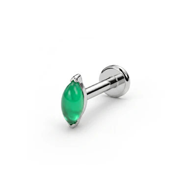 Titanlabret med naturlig sten