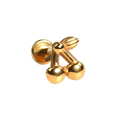 Kirsebærlabret i titan med flat bakdel