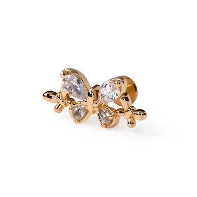 Labret med tre sommerfugler