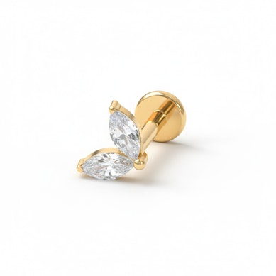 Titanlabret med to stener