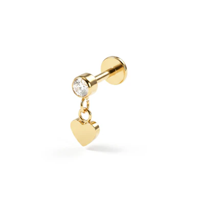 Titanlabret med hjerteanheng