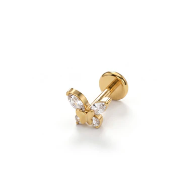 Titanlabret med dobbel sommerfugl