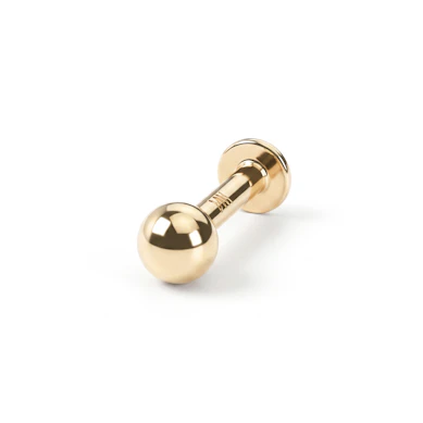 Labret av 14 karat gull