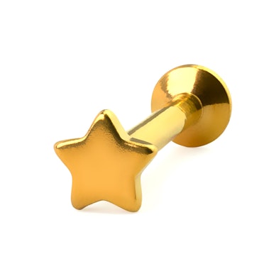 Labret med stjernedesign