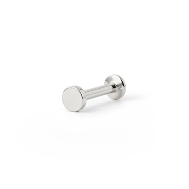 Labret med innvendig gjenge og bakplate