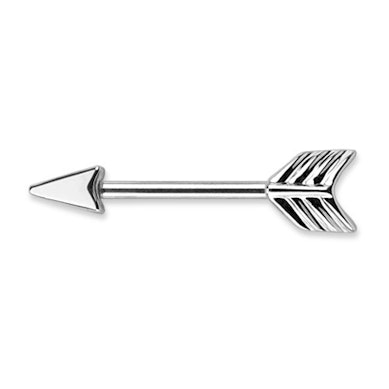Pilformet brystpiercing