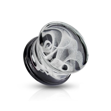 Plug av glass med røykmønster