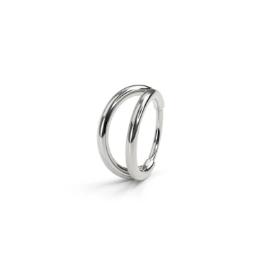 Dobbelhengslet titanring