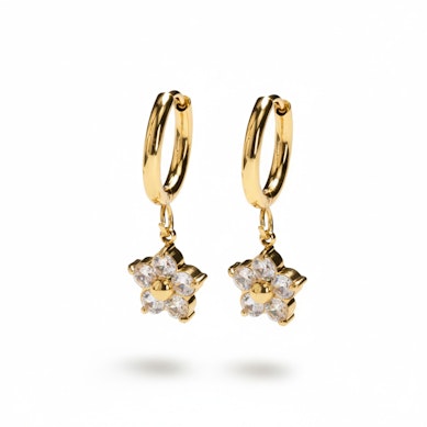 Et par åpne ringer med anheng