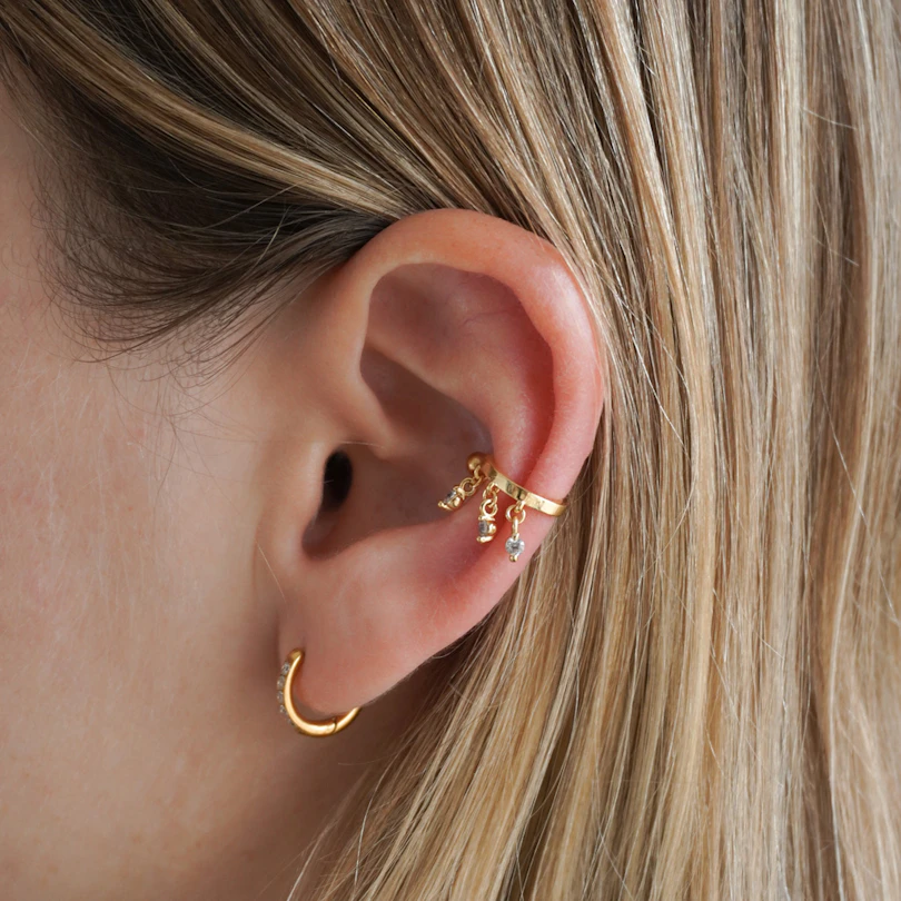 Earcuff med anheng