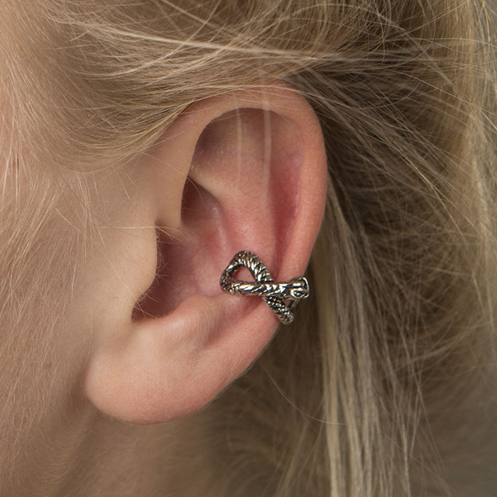 Earcuff med slange
