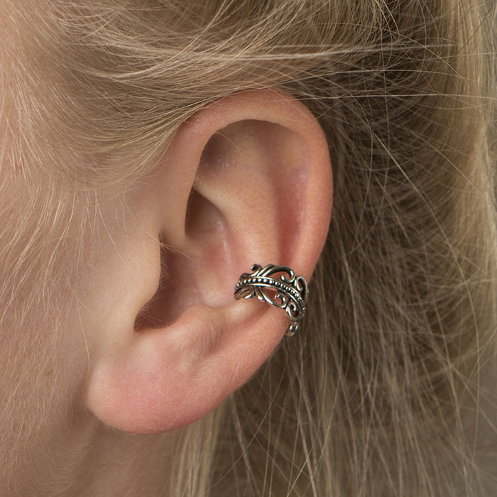 Earcuff med vridninger