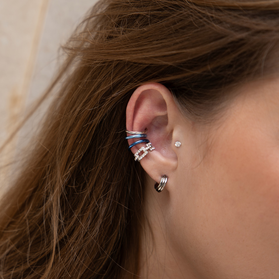 Pakke med 8 fake ringer