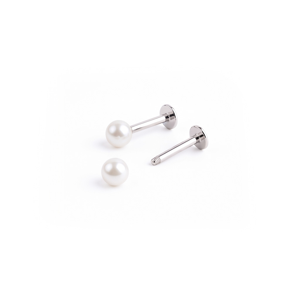 Labret med metalliske kuler