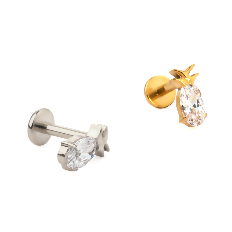 Titanlabret med ananasdesign