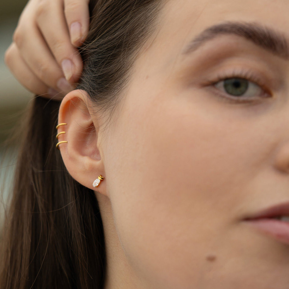 Titanlabret med ananasdesign