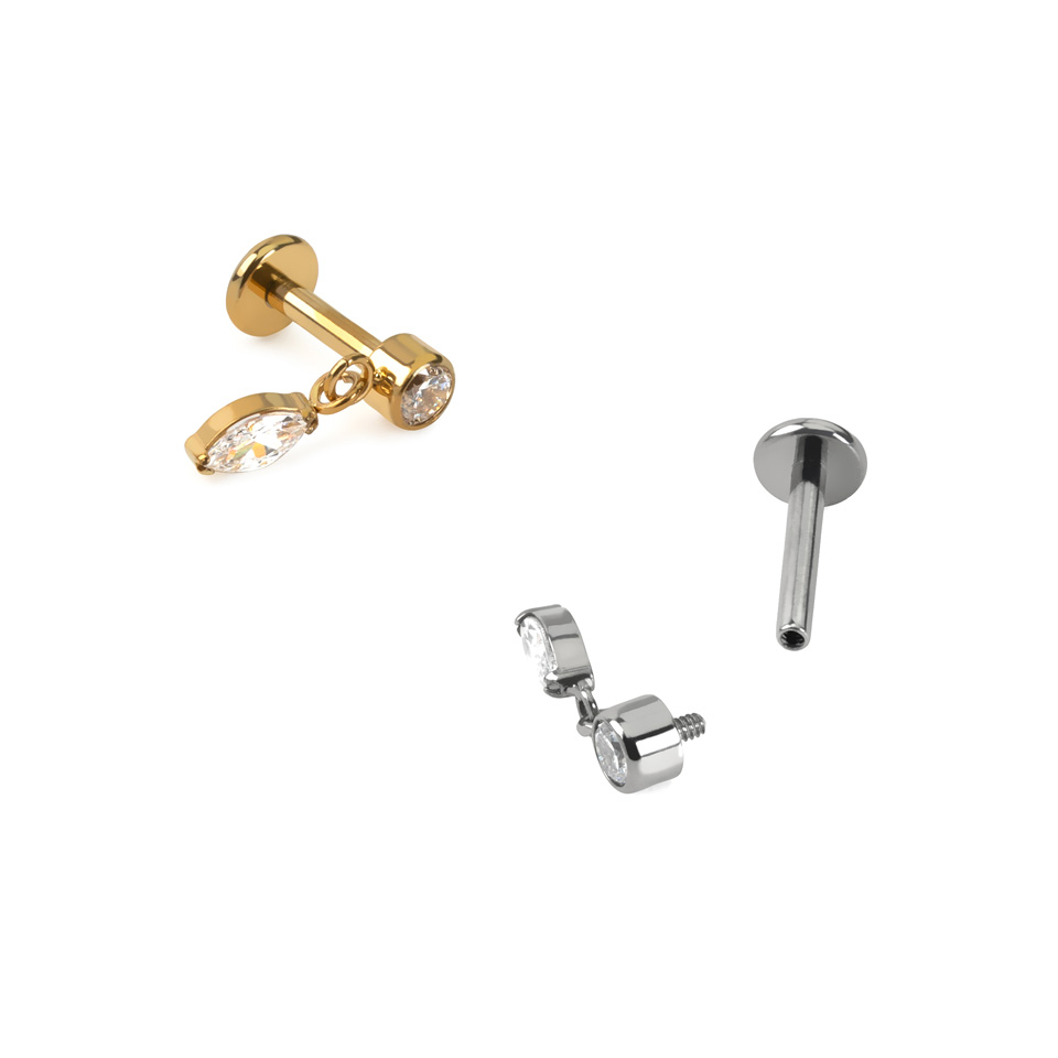 Titanlabret med sjarmerende marquise