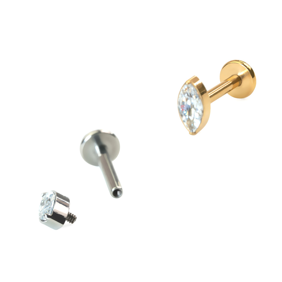 Titanlabret med marquisesten