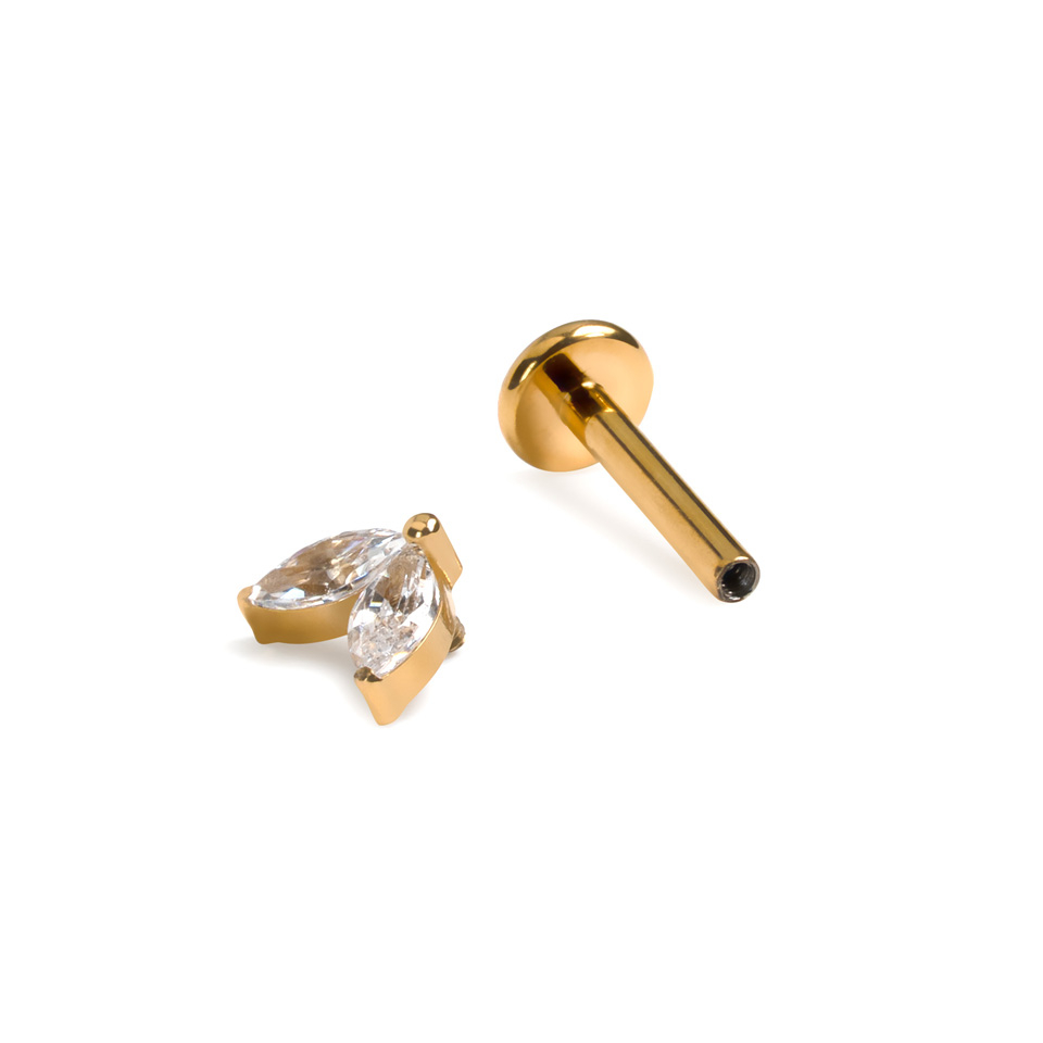 Titanlabret med to stener