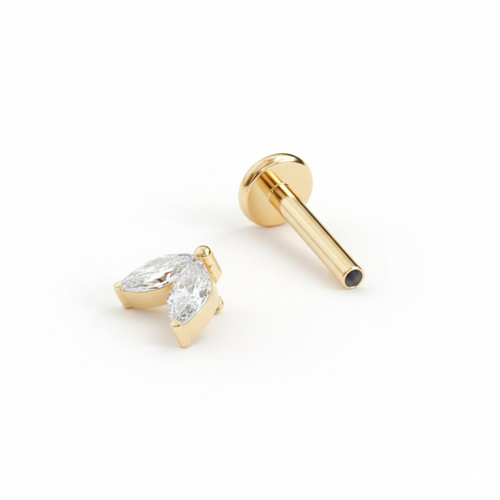 Titanlabret med to stener